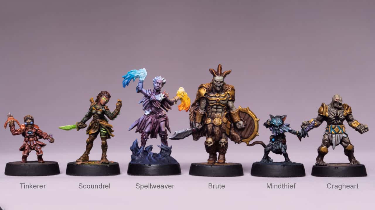 6 Gloomhaven starting classes - Source: Sorastro from Flickr