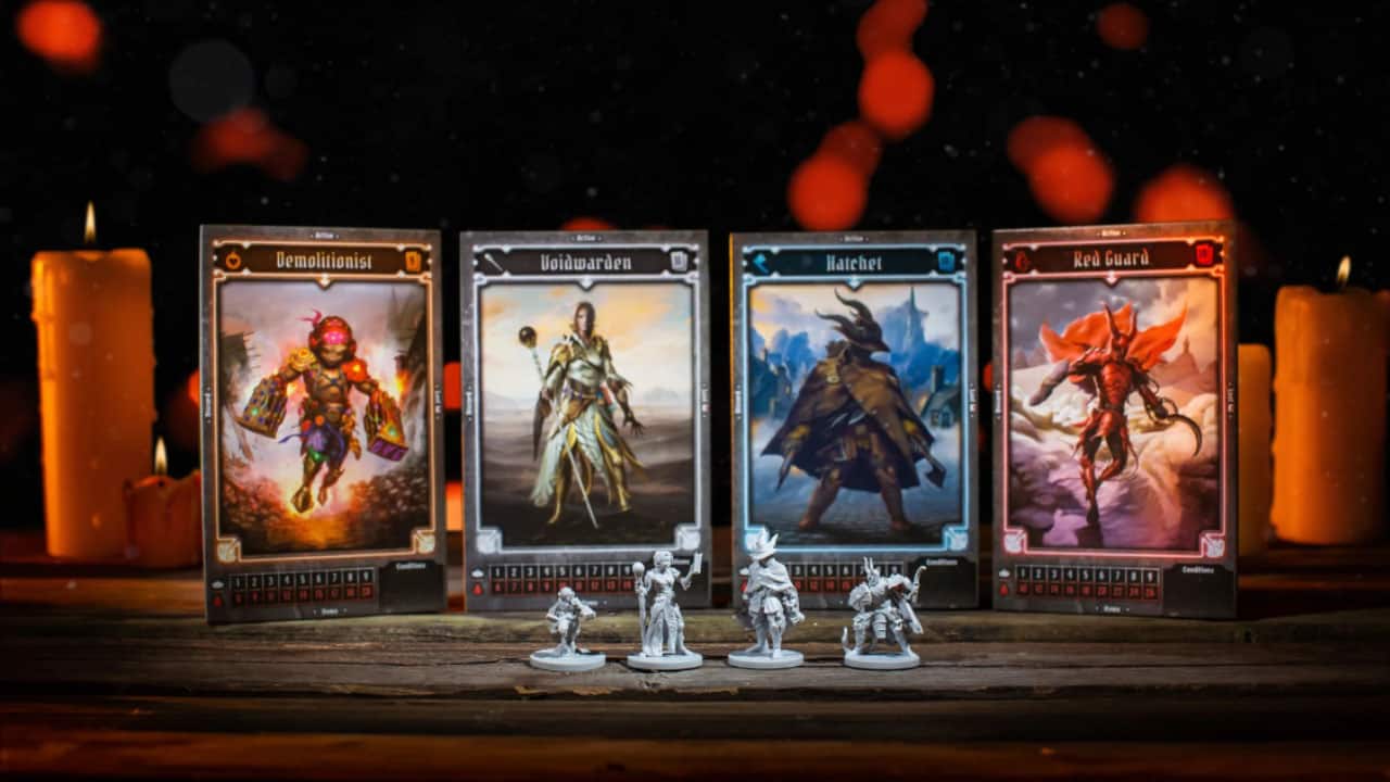 Four new characters in Gloomhaven: Jaws of the Lion | Source: cephalofair.com