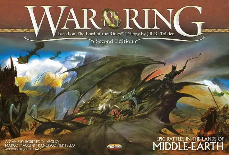 War of the Ring: 2nd Edition board game cover