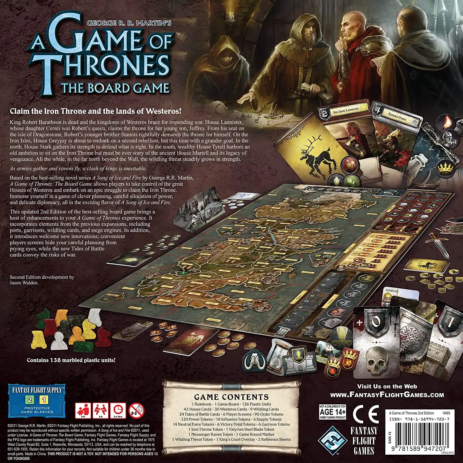 A Game of Thrones: The Board Game (Second Edition) (2011)