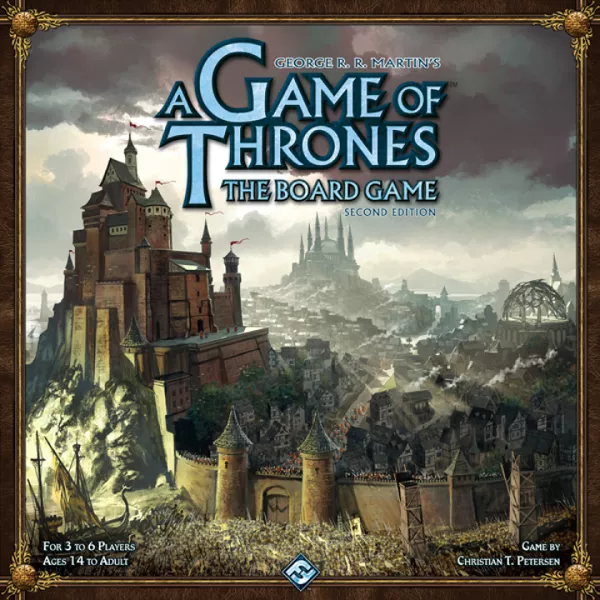 A Game of Thrones: The Board Game (Second Edition) (2011) board game cover
