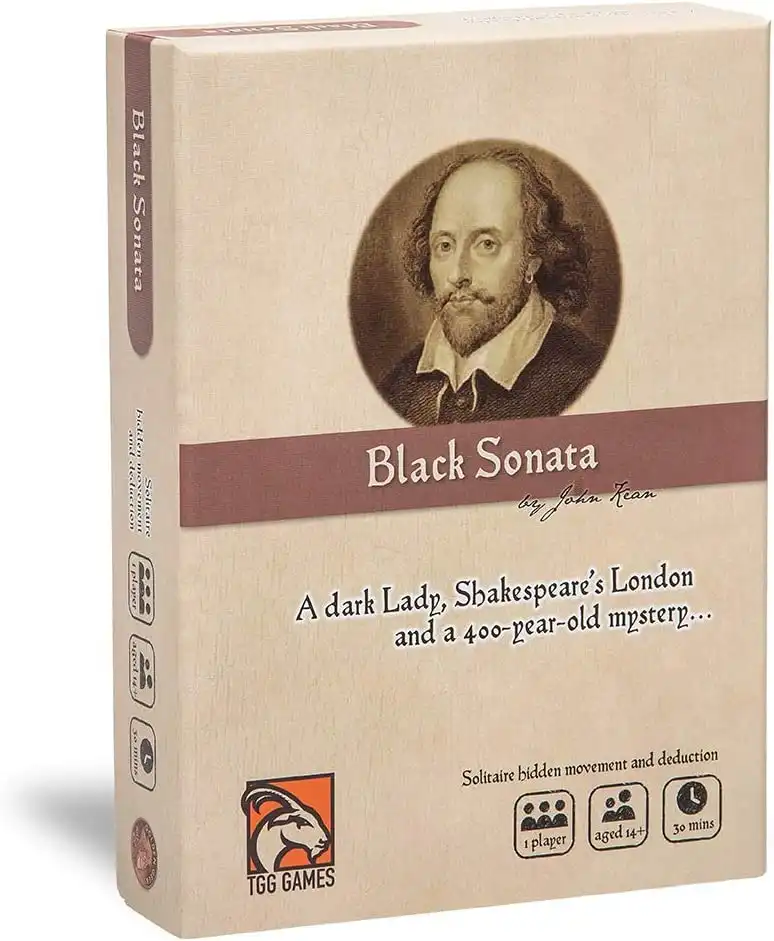 Black Sonata (2017) board game box