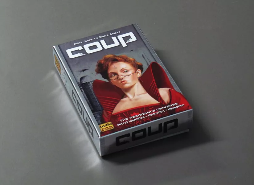 Coup (2012) board game box