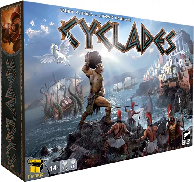 Cyclades (2009) board game box