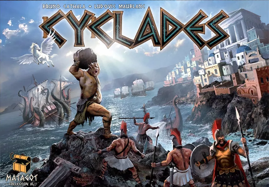Cyclades (2009) board game cover