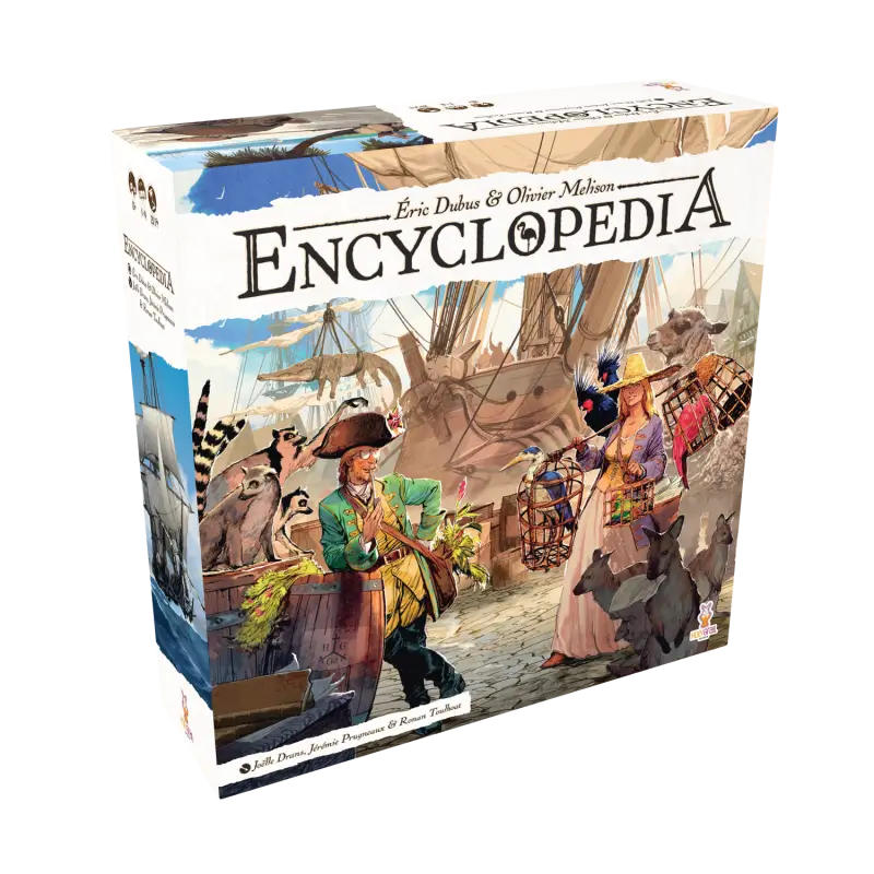 Encyclopedia board game box