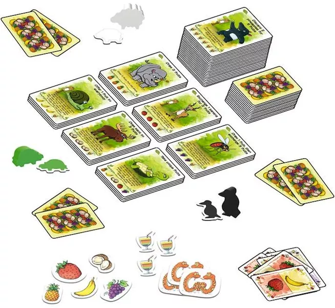 Fabled Fruit (2016) board game components