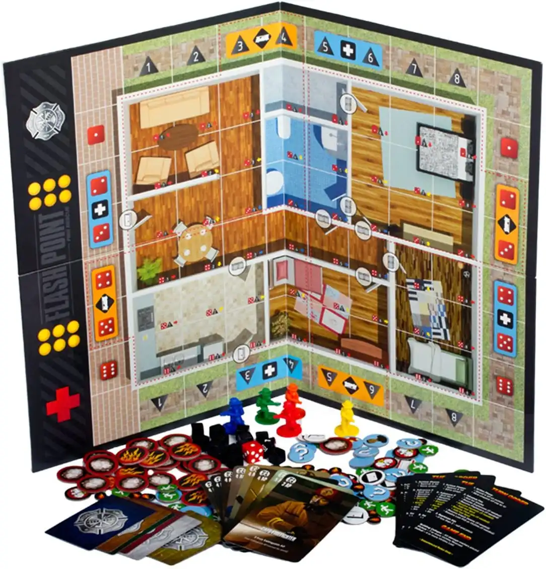 Flash Point: Fire Rescue (2011) board game components