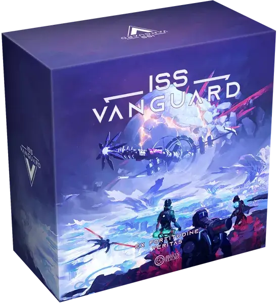 ISS Vanguard board game box