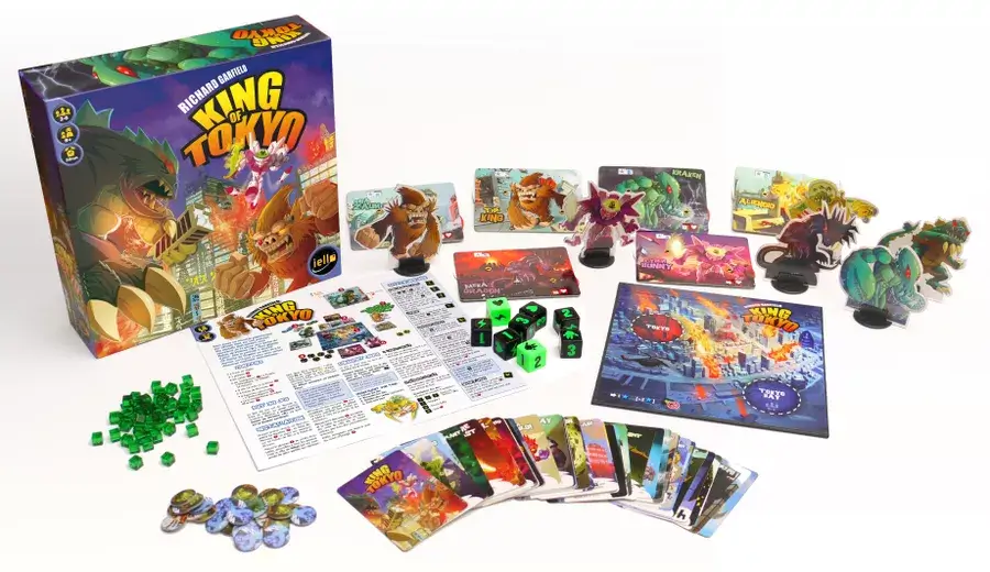 King of Tokyo (2011) board game components