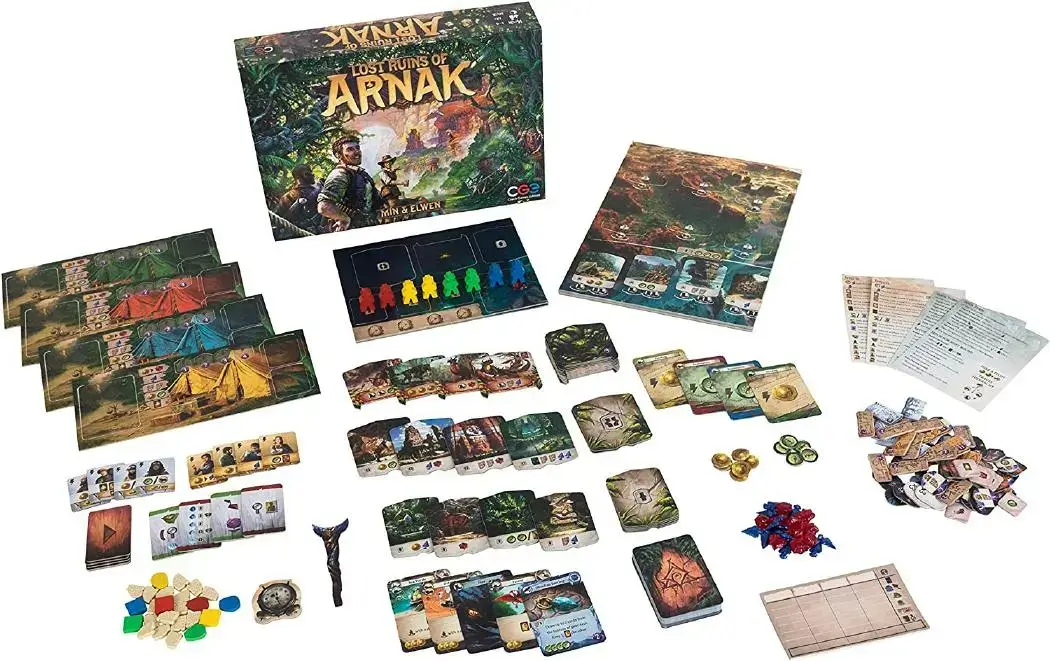 Lost Ruins of Arnak components