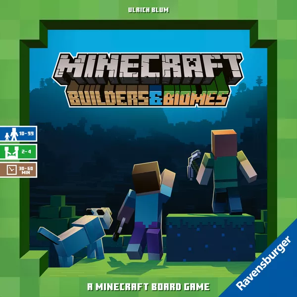 Minecraft: Builders & Biomes (2019) board game cover
