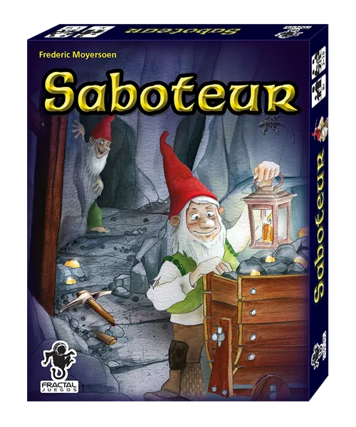 Saboteur (2004) board game box