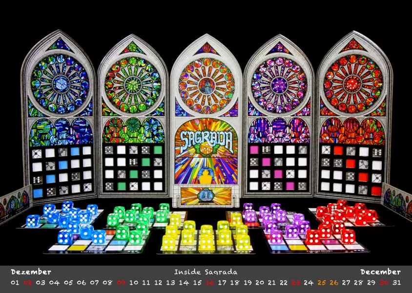 Sagrada (2007) board game component