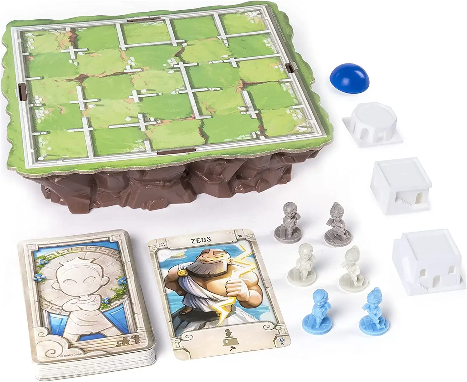 Santorini 2016 board game components