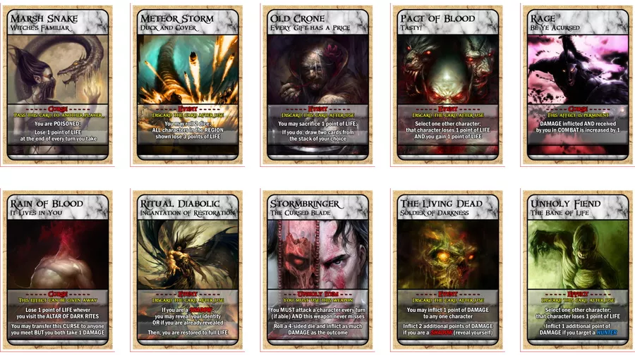 Shadow Hunters (2005) cards 2