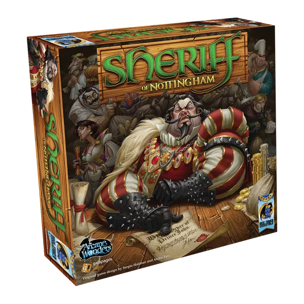 Sheriff of Nottingham (2014) board game box