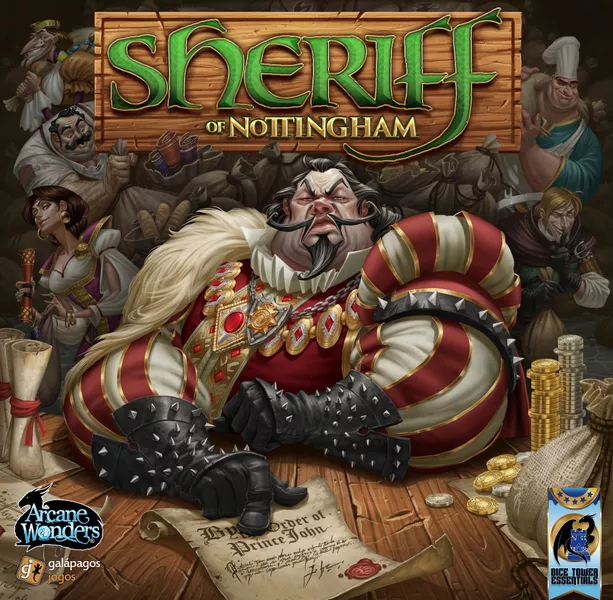 Sheriff of Nottingham (2014) board game cover