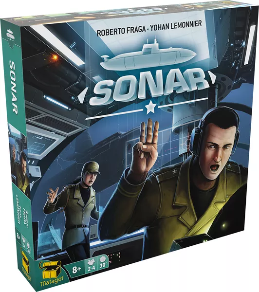 Sonar (2017) board game box