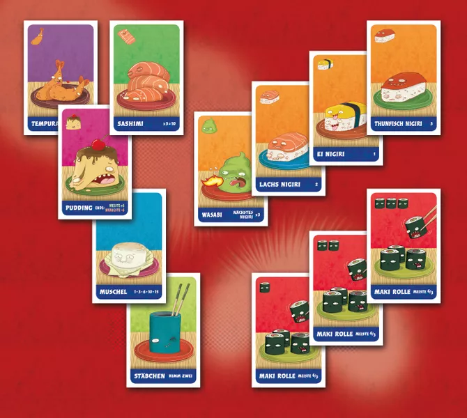 Sushi Go! (2013) cards