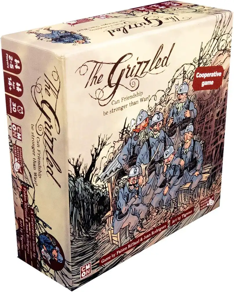 The Grizzled (2015) board game box