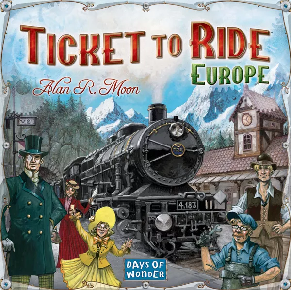 Ticket to Ride: Europe board game cover