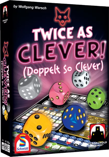 Twice as Clever! (2019) board game box