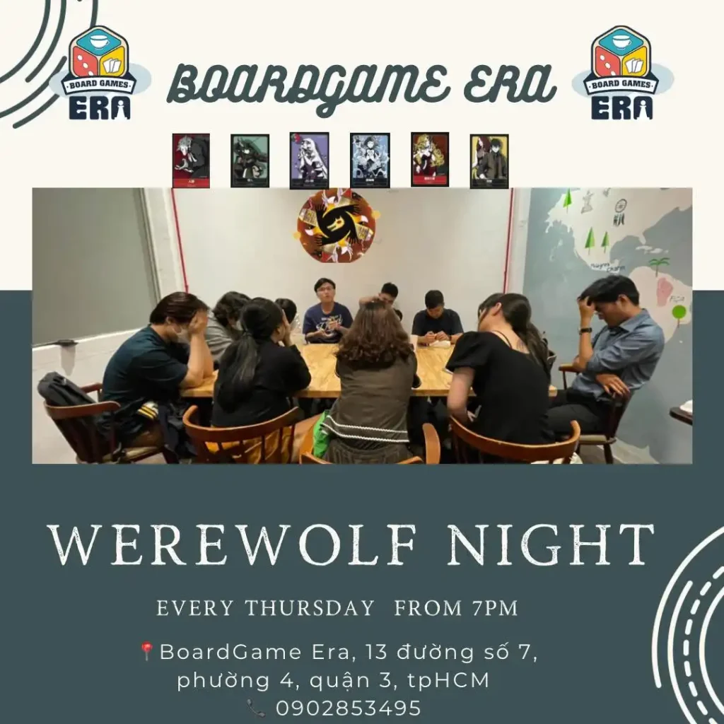 Werewolf Mayor Game every Thursday