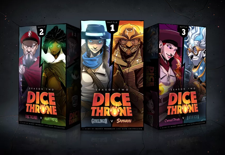 Dice Throne: Season Two – Battle Chest boxes