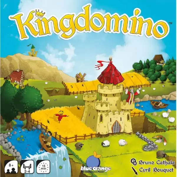 Kingdomino (2016) board game front cover