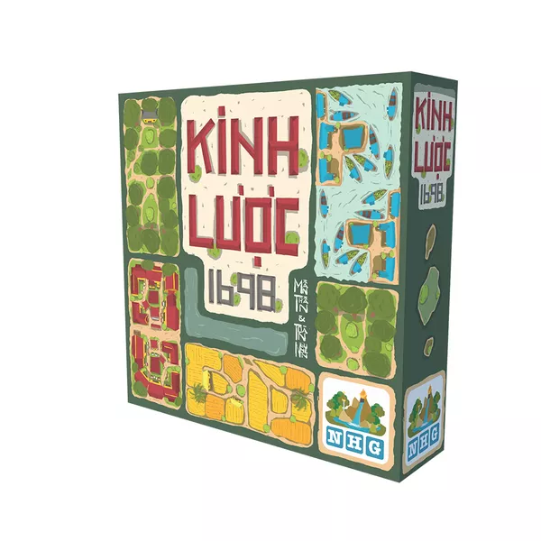 Kinh Lược 1698 board game box