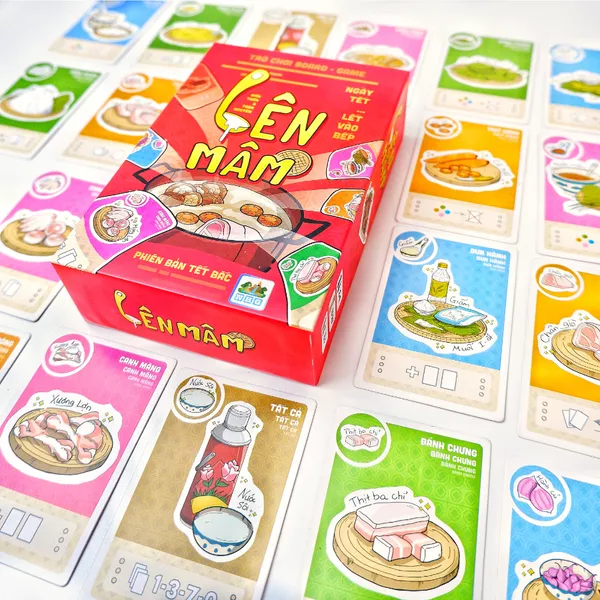 Len Mam board game components
