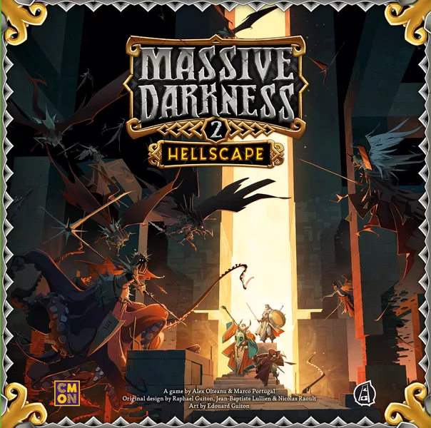 Massive Darkness 2: Hellscape board game cover