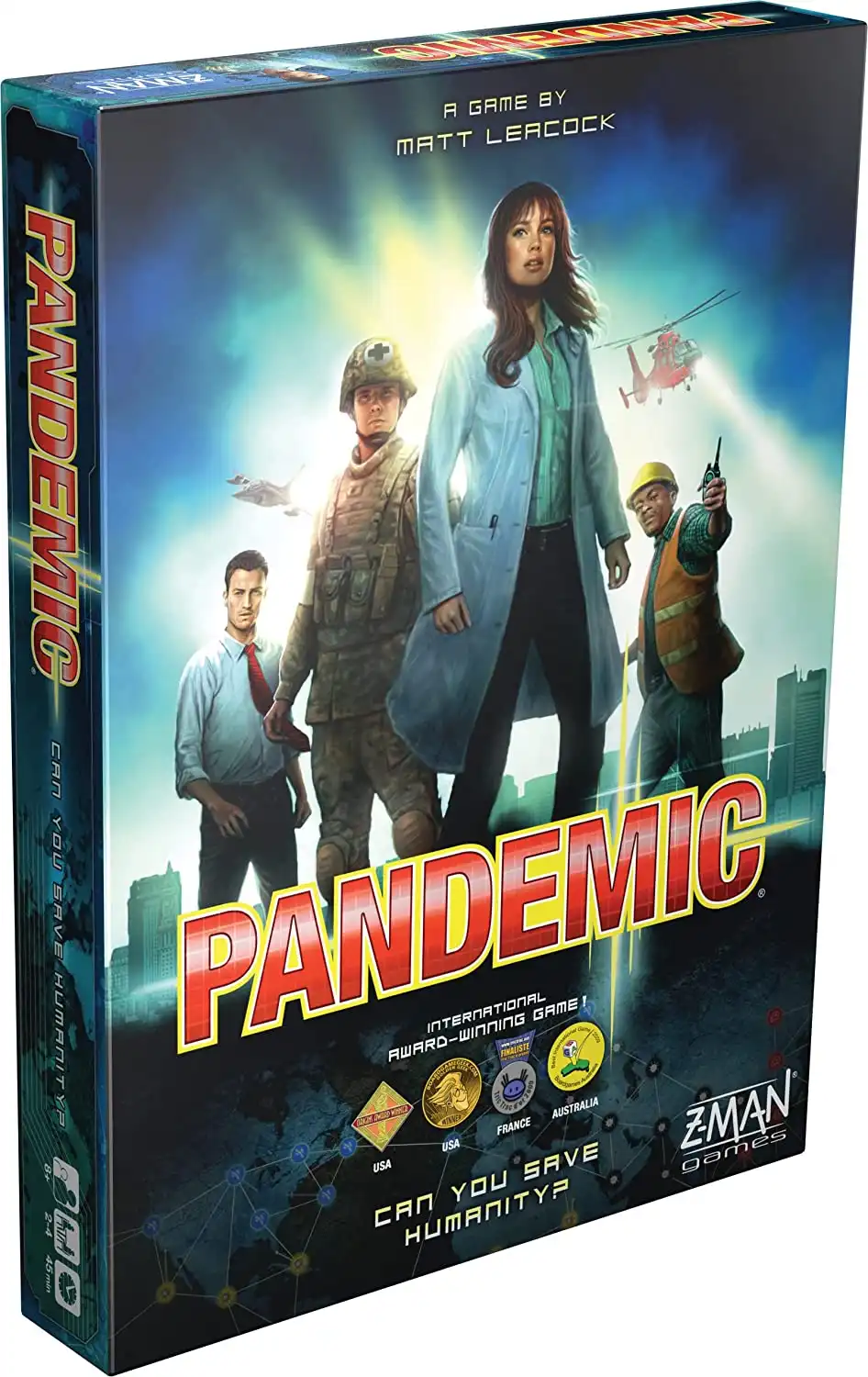 Pandemic (2008) board game box