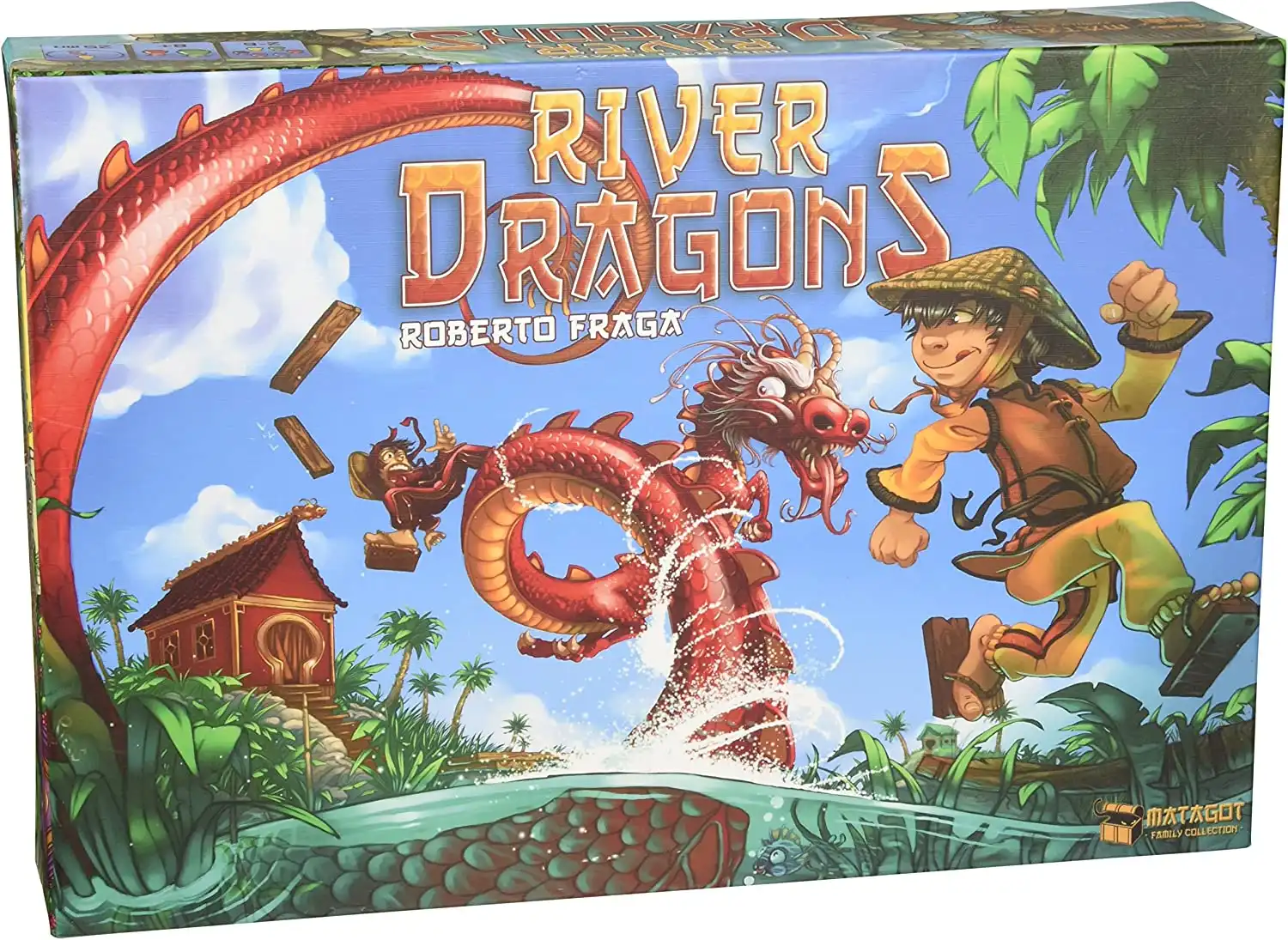 River Dragons (2000) board game box