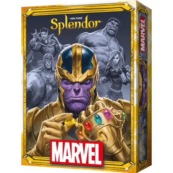Splendor: Marvel (2020) board game box
