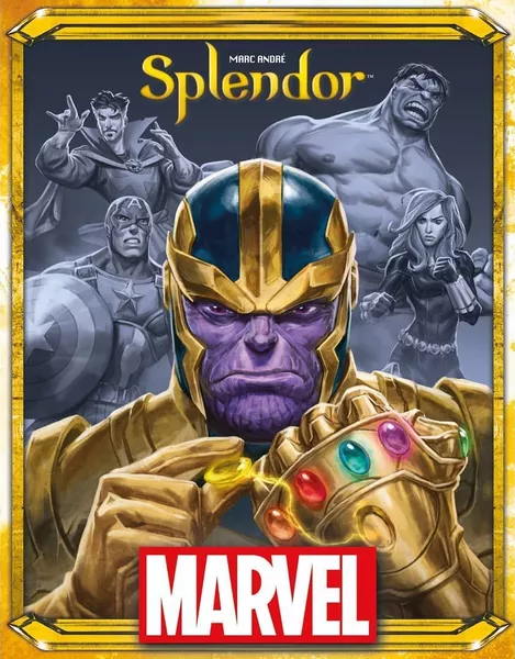 Splendor: Marvel (2020) board game cover