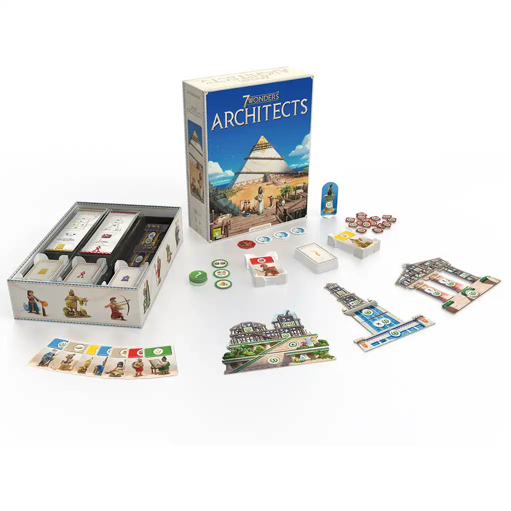 Thành phần game 7 Wonders: Architects | Source: Repos Production