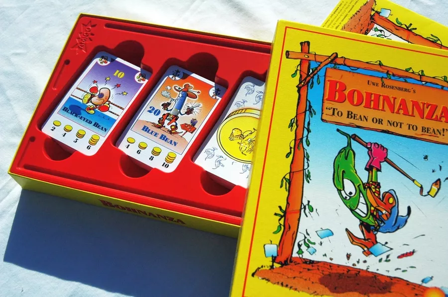 Bohnanza (1997) board game components | Source: Board Game Geek