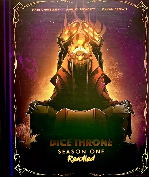 Dice Throne: Season One ReRolled (2020) front cover | Source: Board Game Geek