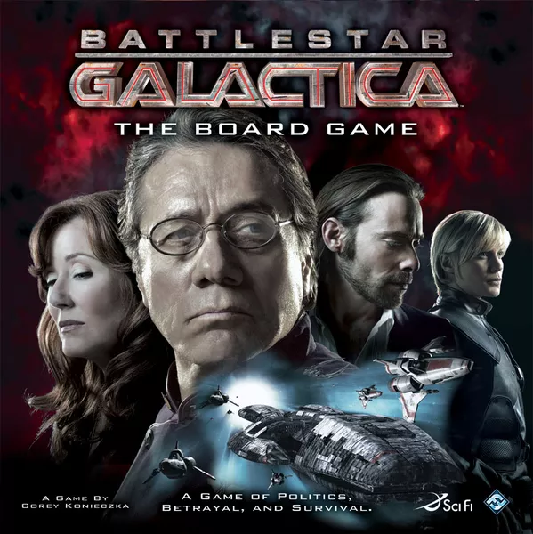 Battlestar Galactica: The Board Game (2008) front cover | Source: Board Game Geek
