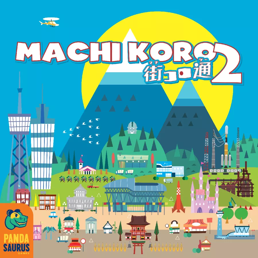Machi Koro 2 (2021) front cover | Source: Board Game Geek