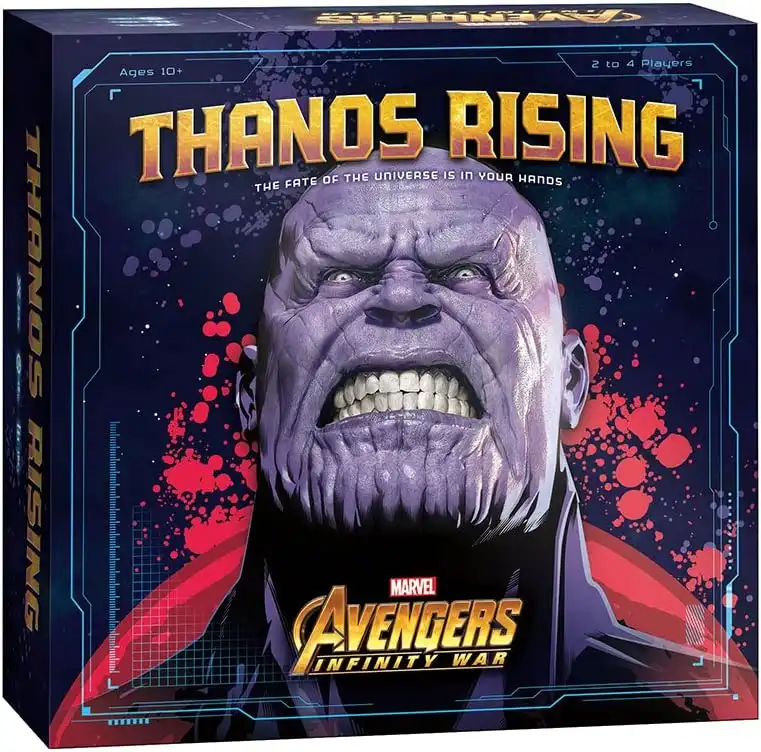 Thanos Rising: Avengers Infinity War (2018) board game box | Source: USAOPOLY