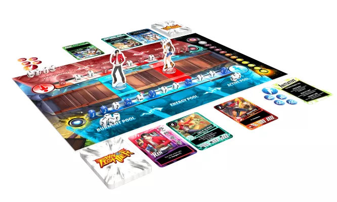 Way of the Fighter: Super (2018) set up | Source: Board Game Geek