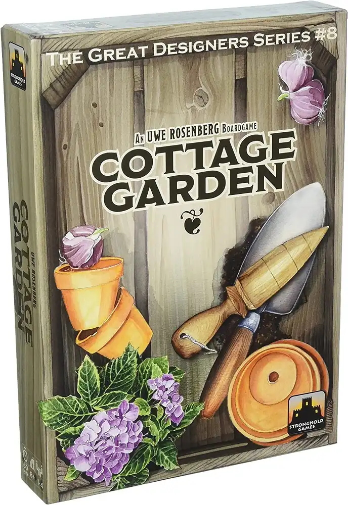 Cottage Garden (2016) board game box | Source: Stronghold Games