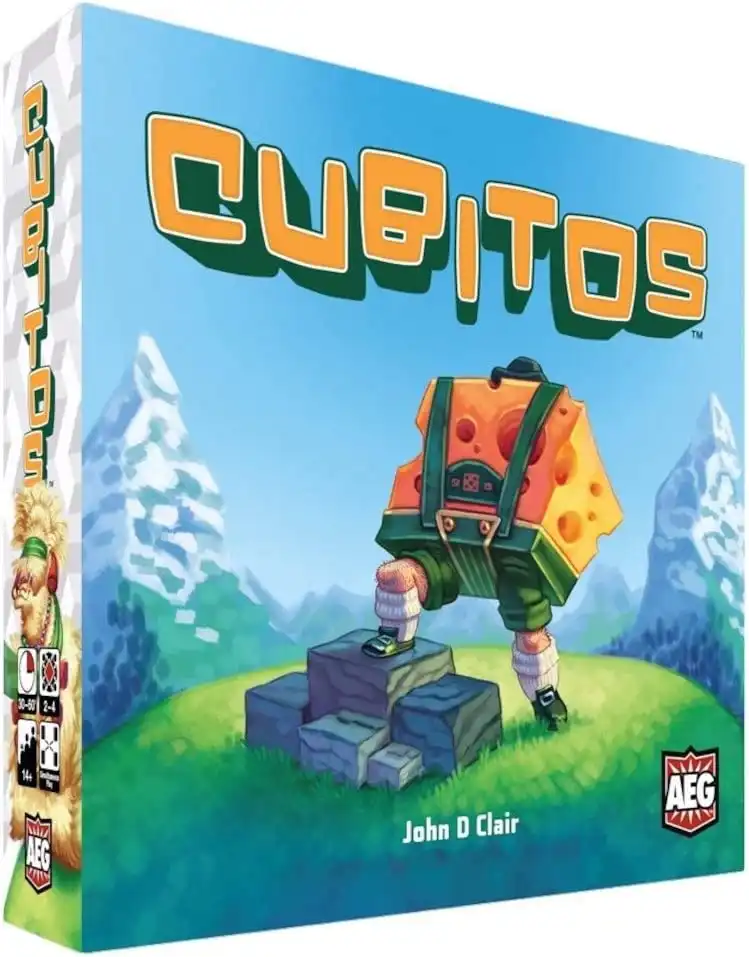 Cubitos (2021) board game box | Source: Uploaded by Eric on Board Game Geek