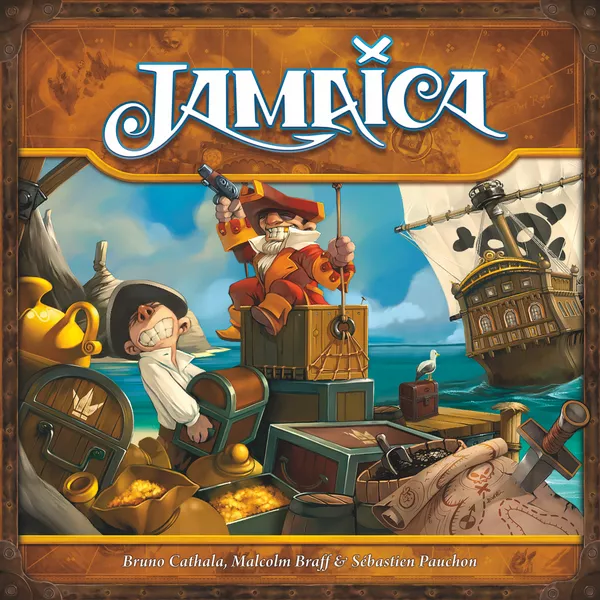 Jamaica (2007) board game front cover | Source: Board Game Geek