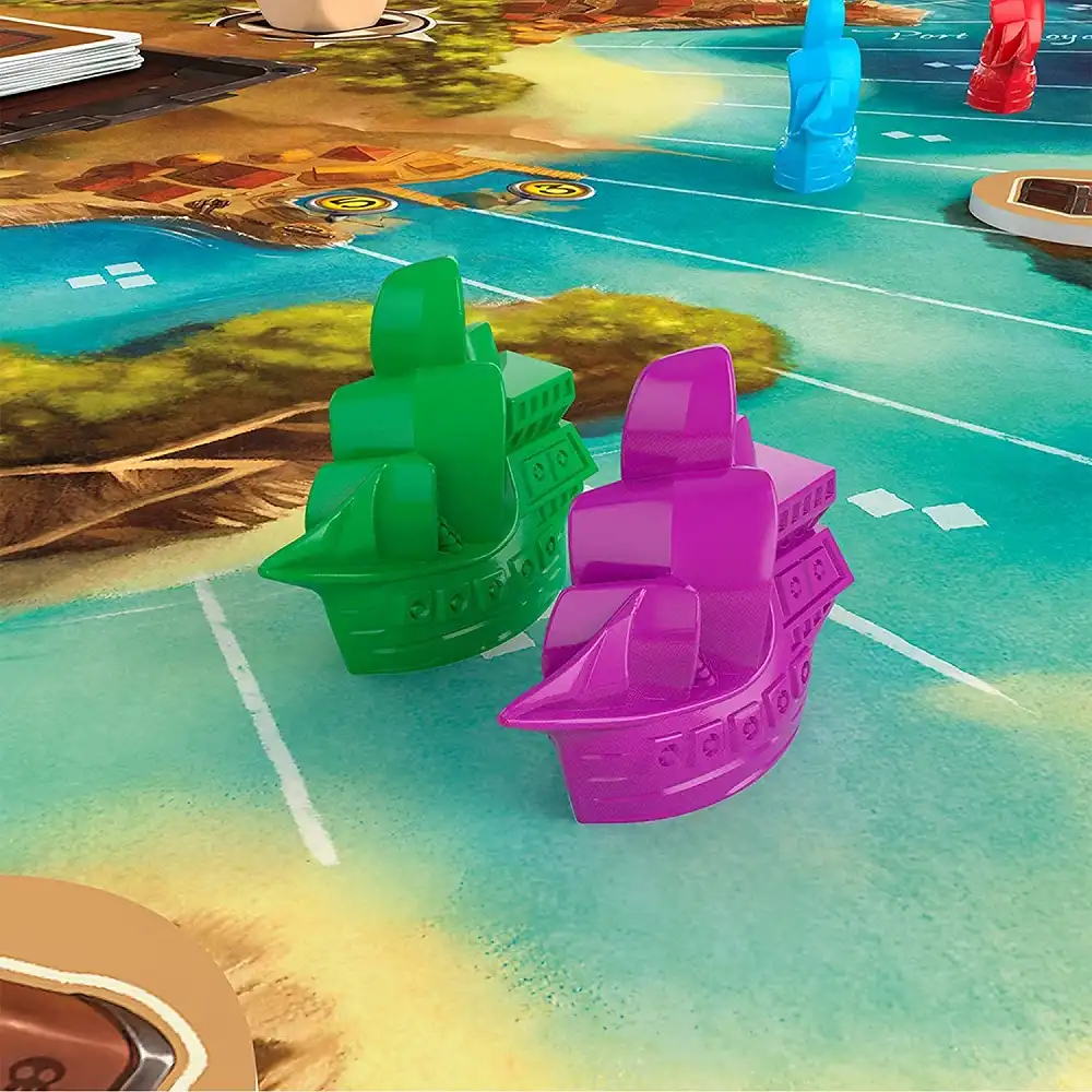 Jamaica (2007) board game ships | Source: Space Cowboys