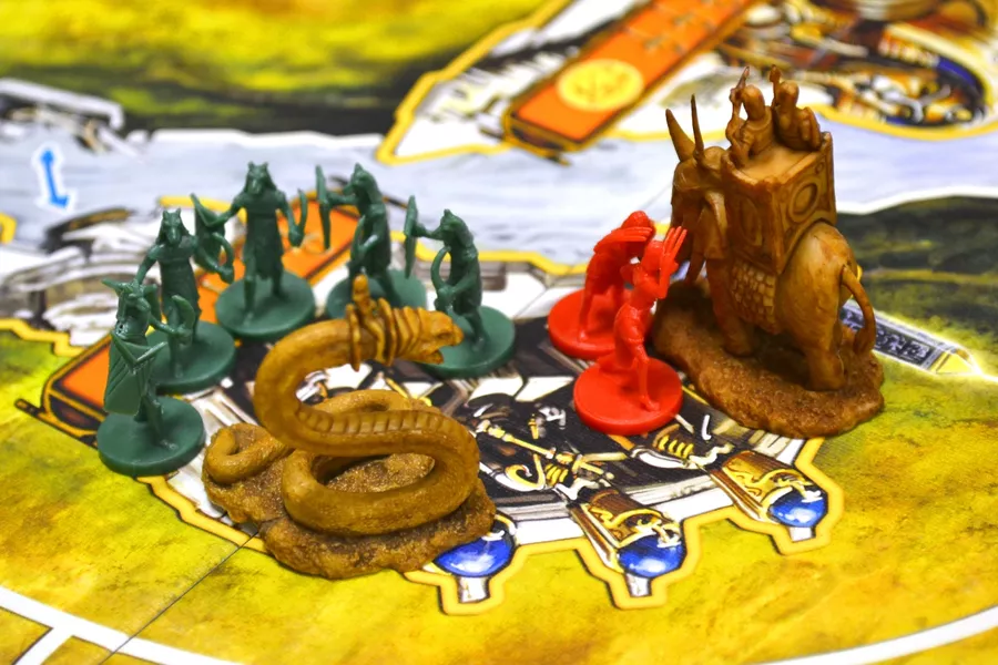 Kemet (2012) board game battle 2 | Source: Uploaded by Chris Norwood on Board Game Geek