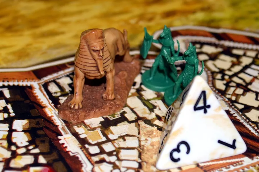 Kemet (2012) board game creatures | Source: Uploaded by Chris Norwood on Board Game Geek